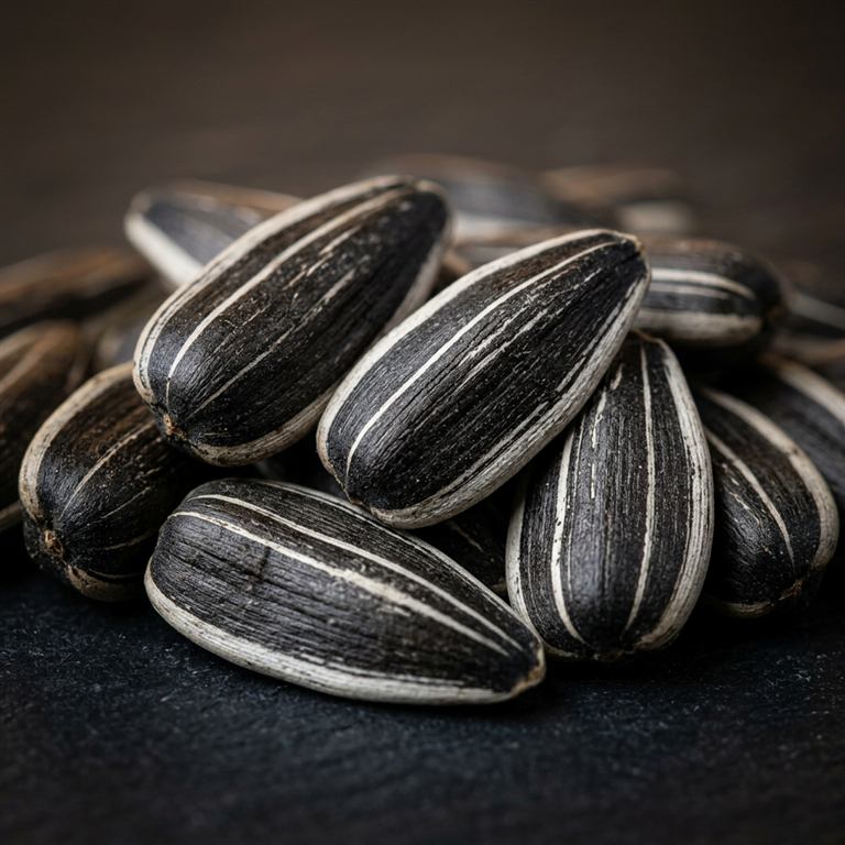 Black sunflower seed